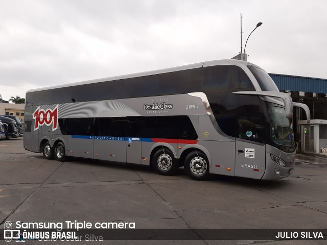 Auto Viação 1001 218307 na cidade de São Paulo, São Paulo, Brasil, por JULIO SILVA. Número da foto: #10201306.