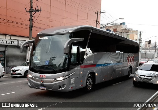 Auto Viação 1001 RJ 108.1096 na cidade de São Paulo, São Paulo, Brasil, por JULIO SILVA. ID da foto: 10201152.