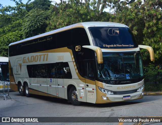 Auto Viação Gadotti 3800 na cidade de São Paulo, São Paulo, Brasil, por Vicente de Paulo Alves. Número da foto: #10201382.