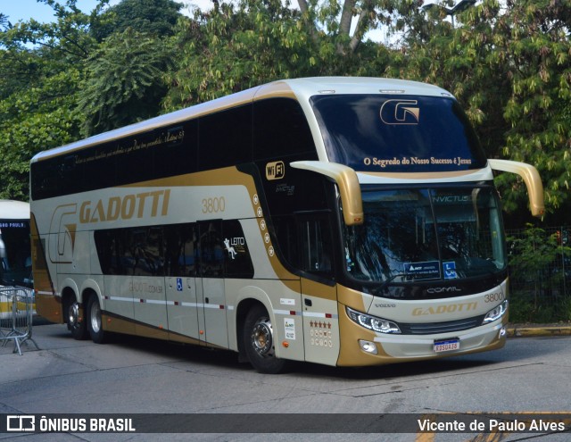 Auto Viação Gadotti 3800 na cidade de São Paulo, São Paulo, Brasil, por Vicente de Paulo Alves. ID da foto: 10201382.