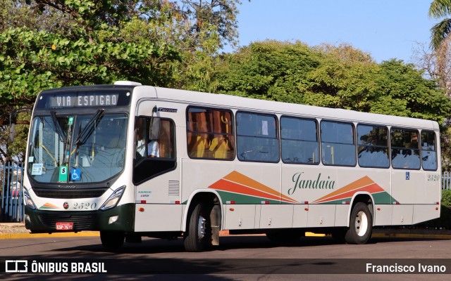 Jandaia Transportes e Turismo 2520 na cidade de Presidente Prudente, São Paulo, Brasil, por Francisco Ivano. Número da foto: #10204684.