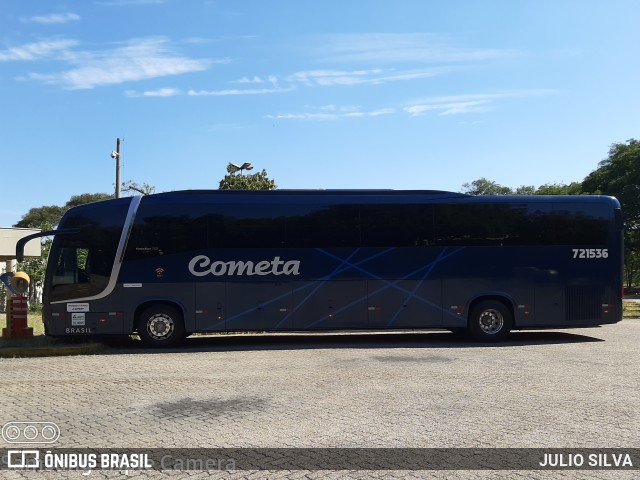 Viação Cometa 721536 na cidade de São Paulo, São Paulo, Brasil, por JULIO SILVA. ID da foto: 10202156.