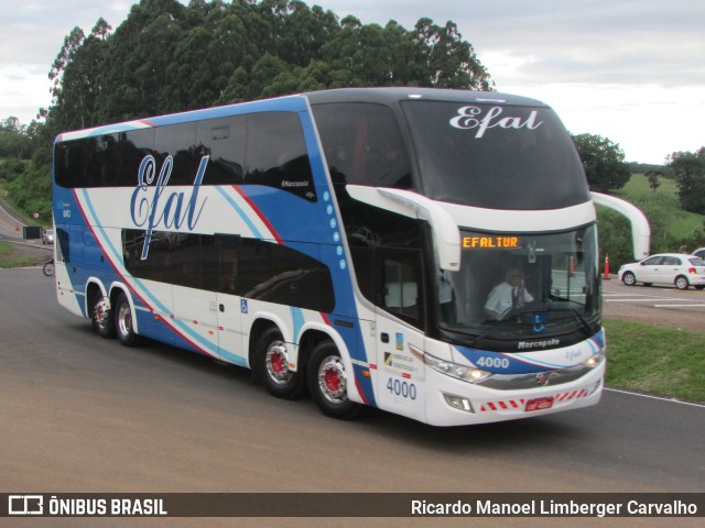 Efal - Expresso Faxinalense Ltda. 4000 na cidade de Rio Pardo, Rio Grande do Sul, Brasil, por Ricardo Manoel Limberger Carvalho. ID da foto: 10204200.