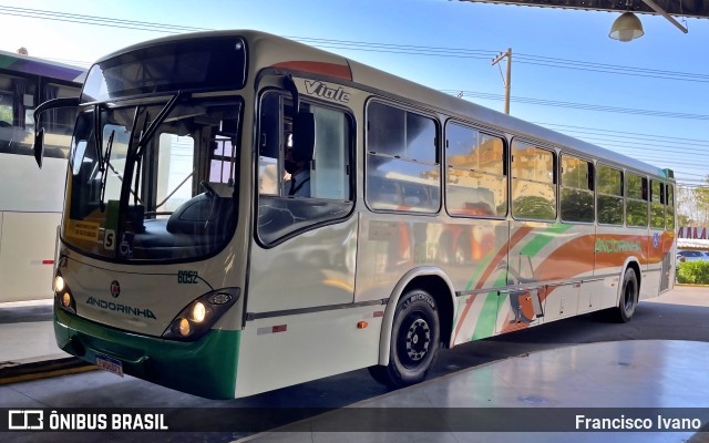 Empresa de Transportes Andorinha 6052 na cidade de Presidente Prudente, São Paulo, Brasil, por Francisco Ivano. Número da foto: #10202373.