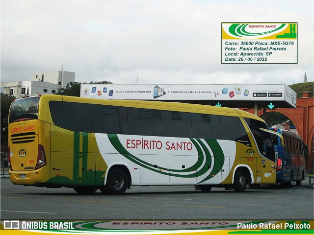 Expresso Espírito Santo 36000 na cidade de Aparecida, São Paulo, Brasil, por Paulo Rafael Peixoto. Número da foto: #10202883.