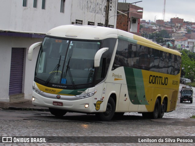 Empresa Gontijo de Transportes 18370 na cidade de Caruaru, Pernambuco, Brasil, por Lenilson da Silva Pessoa. Número da foto: #10202473.