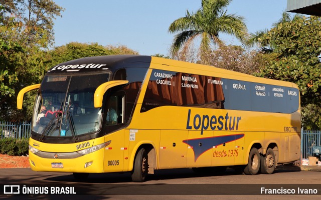 Lopestur - Lopes Turismo e Transportes 80005 na cidade de Presidente Prudente, São Paulo, Brasil, por Francisco Ivano. ID da foto: 10204625.