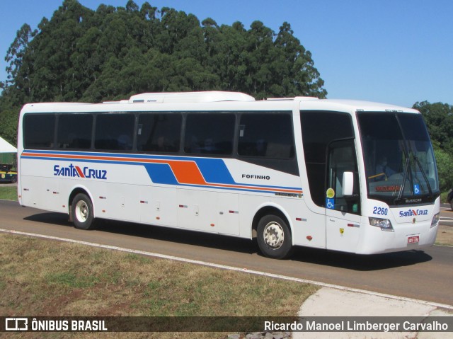 VUSC - Viação União Santa Cruz 2260 na cidade de Rio Pardo, Rio Grande do Sul, Brasil, por Ricardo Manoel Limberger Carvalho. Número da foto: #10204231.
