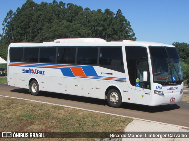 VUSC - Viação União Santa Cruz 2260 na cidade de Rio Pardo, Rio Grande do Sul, Brasil, por Ricardo Manoel Limberger Carvalho. ID da foto: 10204231.