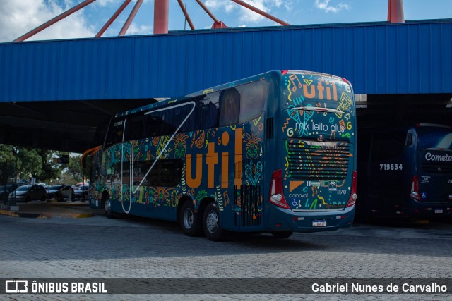 UTIL - União Transporte Interestadual de Luxo 11910 na cidade de Resende, Rio de Janeiro, Brasil, por Gabriel Nunes de Carvalho. Número da foto: #10204005.