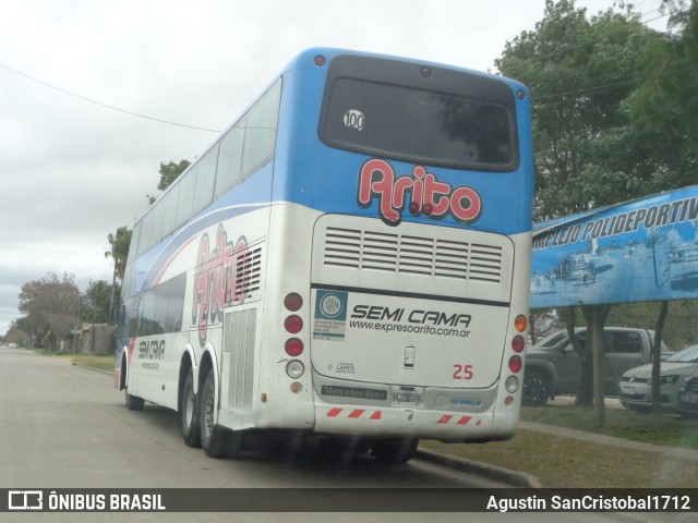 Expreso Arito 25 na cidade de Esperanza, Las Colonias, Santa Fe, Argentina, por Agustin SanCristobal1712. Número da foto: #10203180.