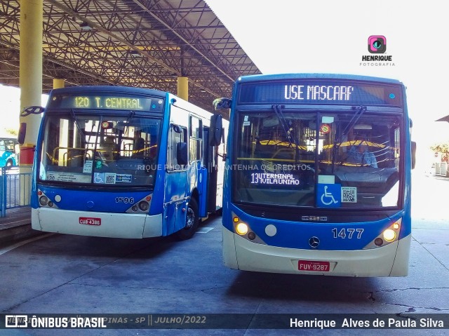 VB Transportes e Turismo 1477 na cidade de Campinas, São Paulo, Brasil, por Henrique Alves de Paula Silva. Número da foto: #10204059.
