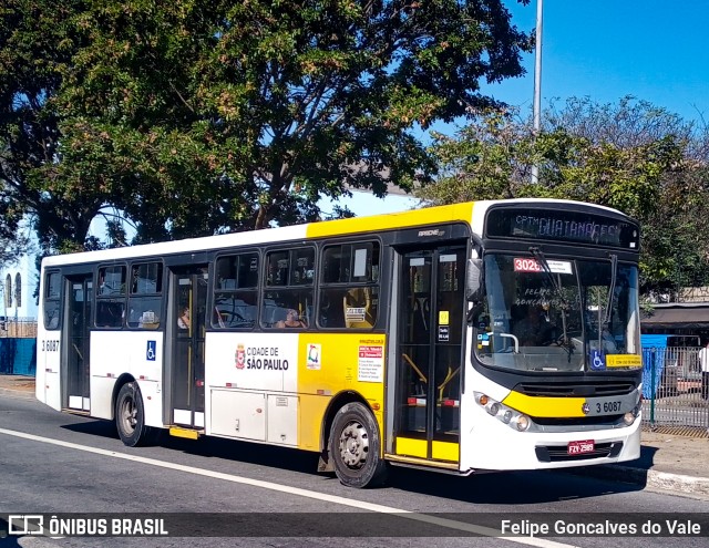 Transunião Transportes 3 6087 na cidade de São Paulo, São Paulo, Brasil, por Felipe Goncalves do Vale. Número da foto: #10203815.