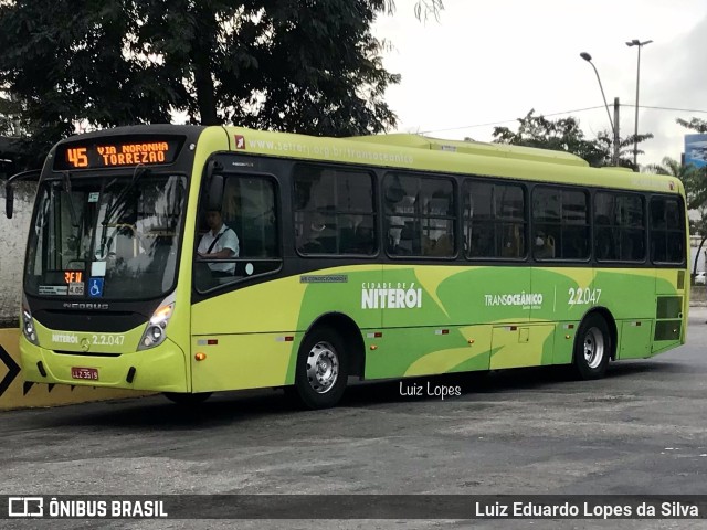 Santo Antônio Transportes Niterói 2.2.047 na cidade de Niterói, Rio de Janeiro, Brasil, por Luiz Eduardo Lopes da Silva. ID da foto: 10202864.