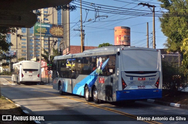 Next Mobilidade - ABC Sistema de Transporte 5401 na cidade de Santo André, São Paulo, Brasil, por Marco Antonio da Silva. ID da foto: 10205668.