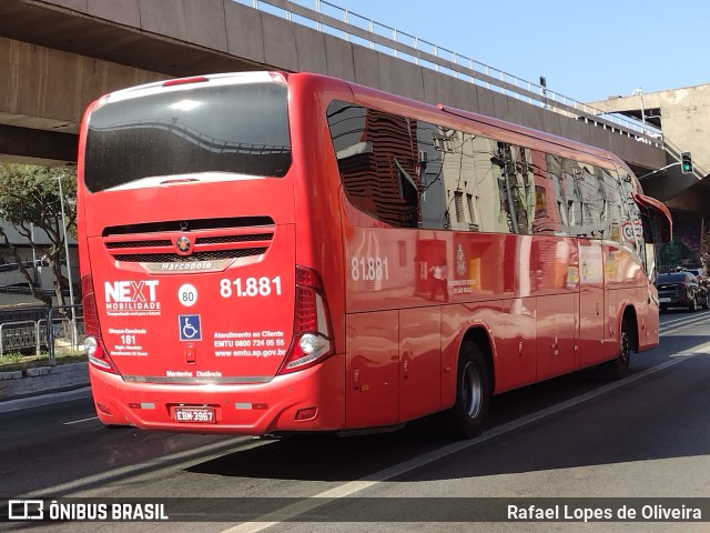 Next Mobilidade - ABC Sistema de Transporte 81.881 na cidade de São Paulo, São Paulo, Brasil, por Rafael Lopes de Oliveira. ID da foto: 10206175.