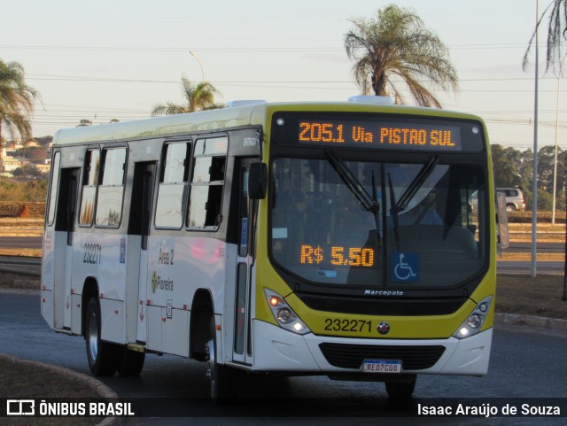 Viação Pioneira 232271 na cidade de Samambaia, Distrito Federal, Brasil, por Isaac Araújo de Souza. Número da foto: #10207514.