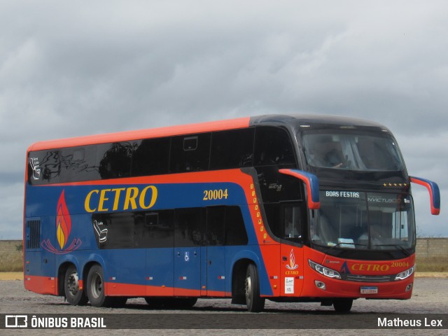 Viação Cetro 20004 na cidade de Vitória da Conquista, Bahia, Brasil, por Matheus Lex. Número da foto: #10205034.