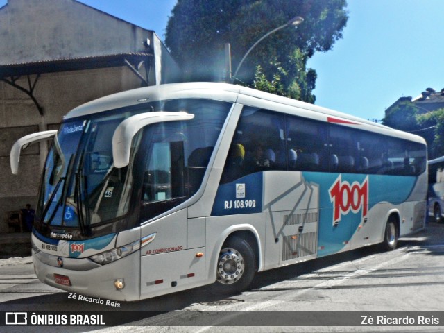 Auto Viação 1001 RJ 108.902 na cidade de Rio de Janeiro, Rio de Janeiro, Brasil, por Zé Ricardo Reis. ID da foto: 10207217.