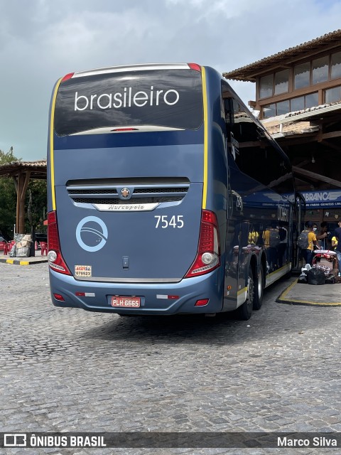 Expresso Brasileiro 7545 na cidade de Porto Seguro, Bahia, Brasil, por Marco Silva. ID da foto: 10206138.