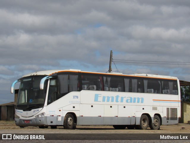 Emtram 3770 na cidade de Vitória da Conquista, Bahia, Brasil, por Matheus Lex. Número da foto: #10205041.