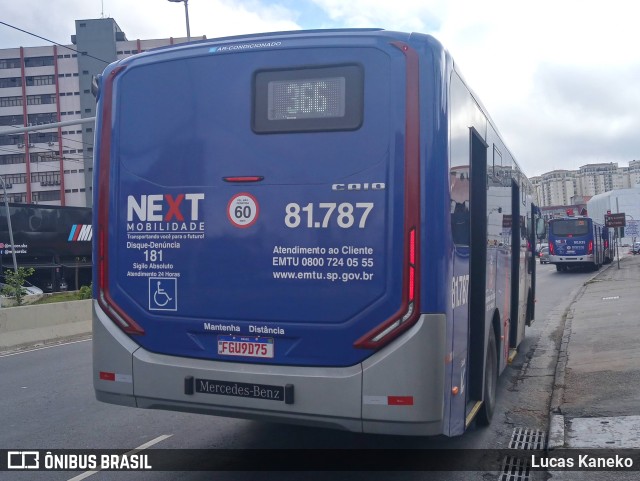 Next Mobilidade - ABC Sistema de Transporte 81.787 na cidade de São Bernardo do Campo, São Paulo, Brasil, por Lucas Kaneko. ID da foto: 10207970.