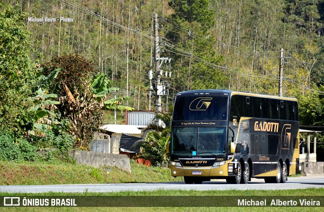Auto Viação Gadotti 3601 na cidade de Juquitiba, São Paulo, Brasil, por Michael  Alberto Vieira. Número da foto: #10206317.