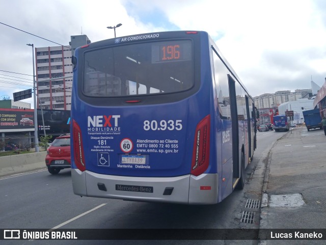 Next Mobilidade - ABC Sistema de Transporte 80.935 na cidade de São Bernardo do Campo, São Paulo, Brasil, por Lucas Kaneko. Número da foto: #10207961.