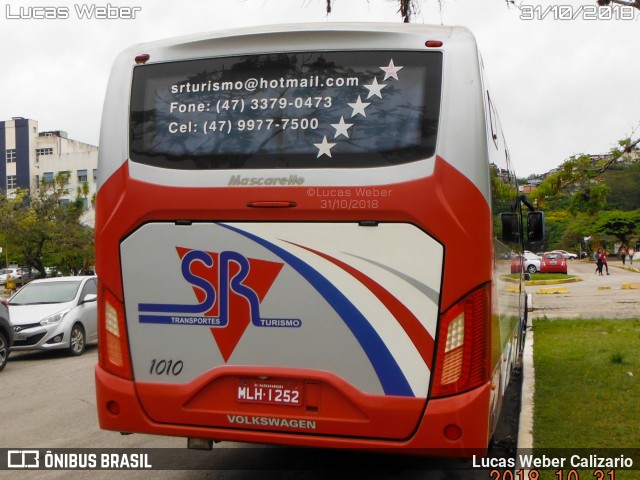 SR Transporte e Turismo 1010 na cidade de Florianópolis, Santa Catarina, Brasil, por Lucas Weber Calizario. Número da foto: #10205520.