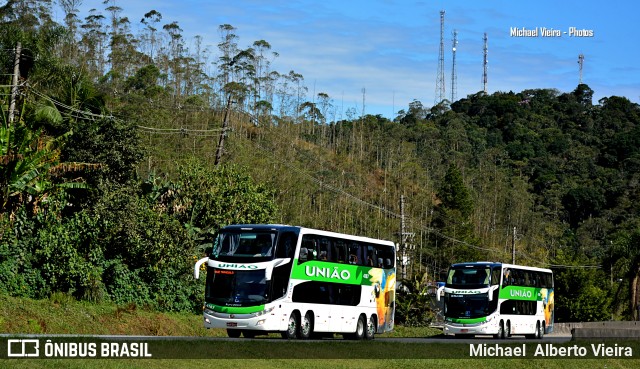 Empresa União de Transportes 4187 na cidade de Juquitiba, São Paulo, Brasil, por Michael  Alberto Vieira. Número da foto: #10206427.
