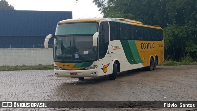 Empresa Gontijo de Transportes 14175 na cidade de Cruz das Almas, Bahia, Brasil, por Flávio  Santos. ID da foto: 10205538.