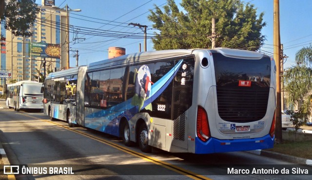 Next Mobilidade - ABC Sistema de Transporte 8322 na cidade de Santo André, São Paulo, Brasil, por Marco Antonio da Silva. ID da foto: 10205673.