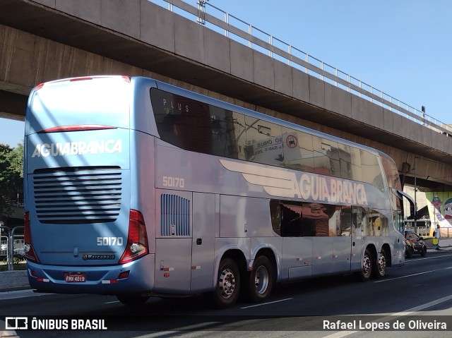 Viação Águia Branca 50170 na cidade de São Paulo, São Paulo, Brasil, por Rafael Lopes de Oliveira. Número da foto: #10206071.