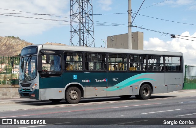Metropolitana Transportes e Serviços 11817 na cidade de Vitória, Espírito Santo, Brasil, por Sergio Corrêa. Número da foto: #10205238.