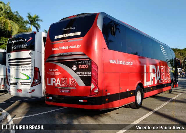 Lirabus 13023 na cidade de Aparecida, São Paulo, Brasil, por Vicente de Paulo Alves. ID da foto: 10207939.