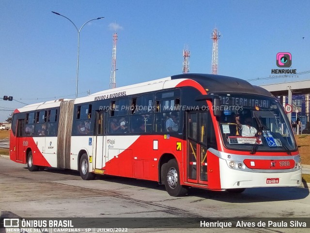 Itajaí Transportes Coletivos 2020 na cidade de Campinas, São Paulo, Brasil, por Henrique Alves de Paula Silva. Número da foto: #10205161.