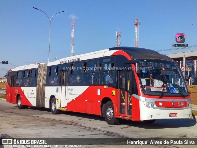 Itajaí Transportes Coletivos 2020 na cidade de Campinas, São Paulo, Brasil, por Henrique Alves de Paula Silva. ID da foto: 10205161.