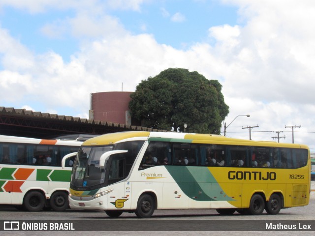 Empresa Gontijo de Transportes 18255 na cidade de Vitória da Conquista, Bahia, Brasil, por Matheus Lex. ID da foto: 10205055.