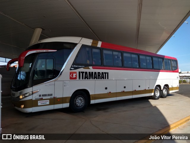 Expresso Itamarati 6377 na cidade de Fernandópolis, São Paulo, Brasil, por João Vitor Pereira. Número da foto: #10206813.