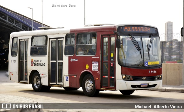 Auto Viação Transcap 8 5164 na cidade de São Paulo, São Paulo, Brasil, por Michael  Alberto Vieira. ID da foto: 10206581.