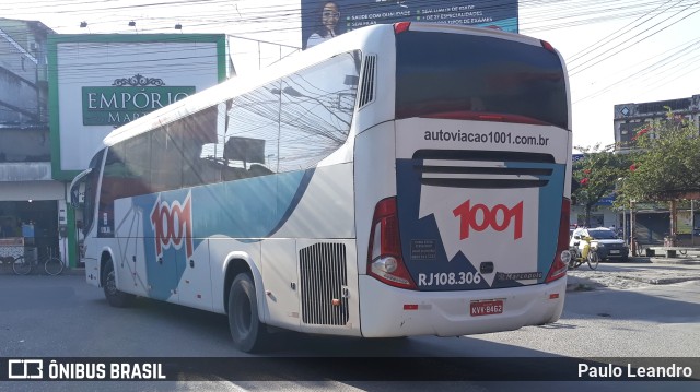 Auto Viação 1001 RJ 108.306 na cidade de Nova Iguaçu, Rio de Janeiro, Brasil, por Paulo Leandro. Número da foto: #10211830.