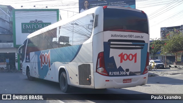 Auto Viação 1001 RJ 108.306 na cidade de Nova Iguaçu, Rio de Janeiro, Brasil, por Paulo Leandro. ID da foto: 10211830.