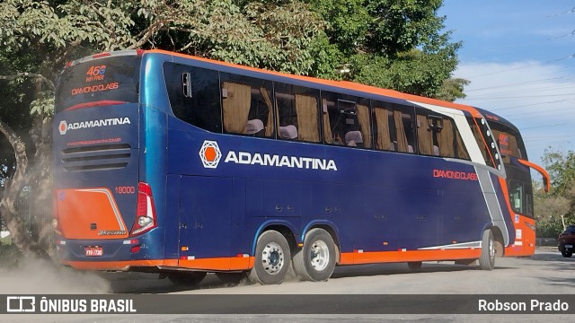 Expresso Adamantina 19000 na cidade de São José dos Campos, São Paulo, Brasil, por Robson Prado. ID da foto: 10211973.