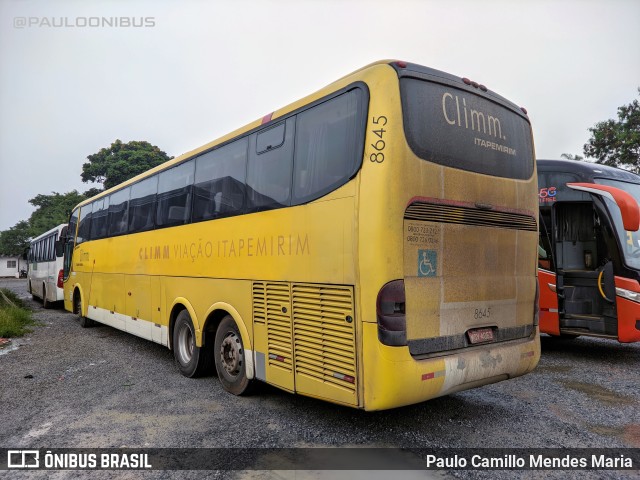 Viação Itapemirim 8645 na cidade de SIA, Distrito Federal, Brasil, por Paulo Camillo Mendes Maria. Número da foto: #10210143.