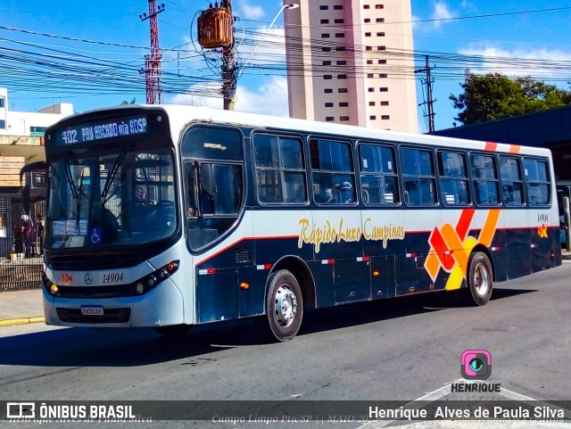Rápido Campinas 14904 na cidade de Campo Limpo Paulista, São Paulo, Brasil, por Henrique Alves de Paula Silva. Número da foto: #10210106.