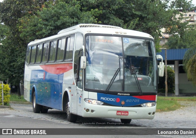 Viação Riodoce 80705 na cidade de Juiz de Fora, Minas Gerais, Brasil, por Leonardo Daniel. ID da foto: 10211423.