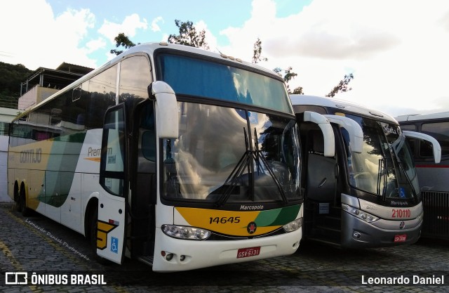Empresa Gontijo de Transportes 14645 na cidade de Juiz de Fora, Minas Gerais, Brasil, por Leonardo Daniel. Número da foto: #10211353.