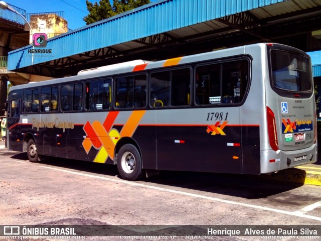 Rápido Campinas 17981 na cidade de Campo Limpo Paulista, São Paulo, Brasil, por Henrique Alves de Paula Silva. Número da foto: #10210048.