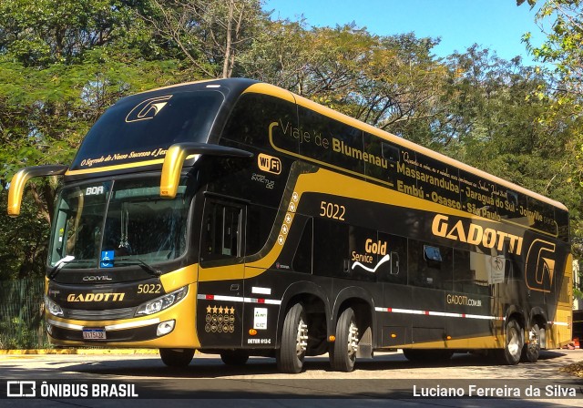 Auto Viação Gadotti 5022 na cidade de São Paulo, São Paulo, Brasil, por Luciano Ferreira da Silva. Número da foto: #10211555.