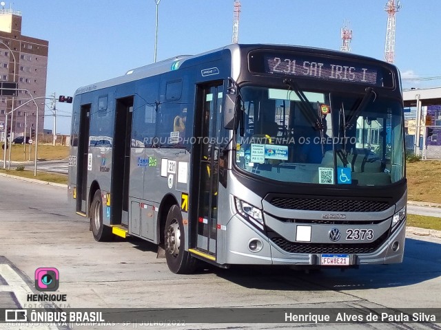 Expresso CampiBus 2373 na cidade de Campinas, São Paulo, Brasil, por Henrique Alves de Paula Silva. Número da foto: #10209031.